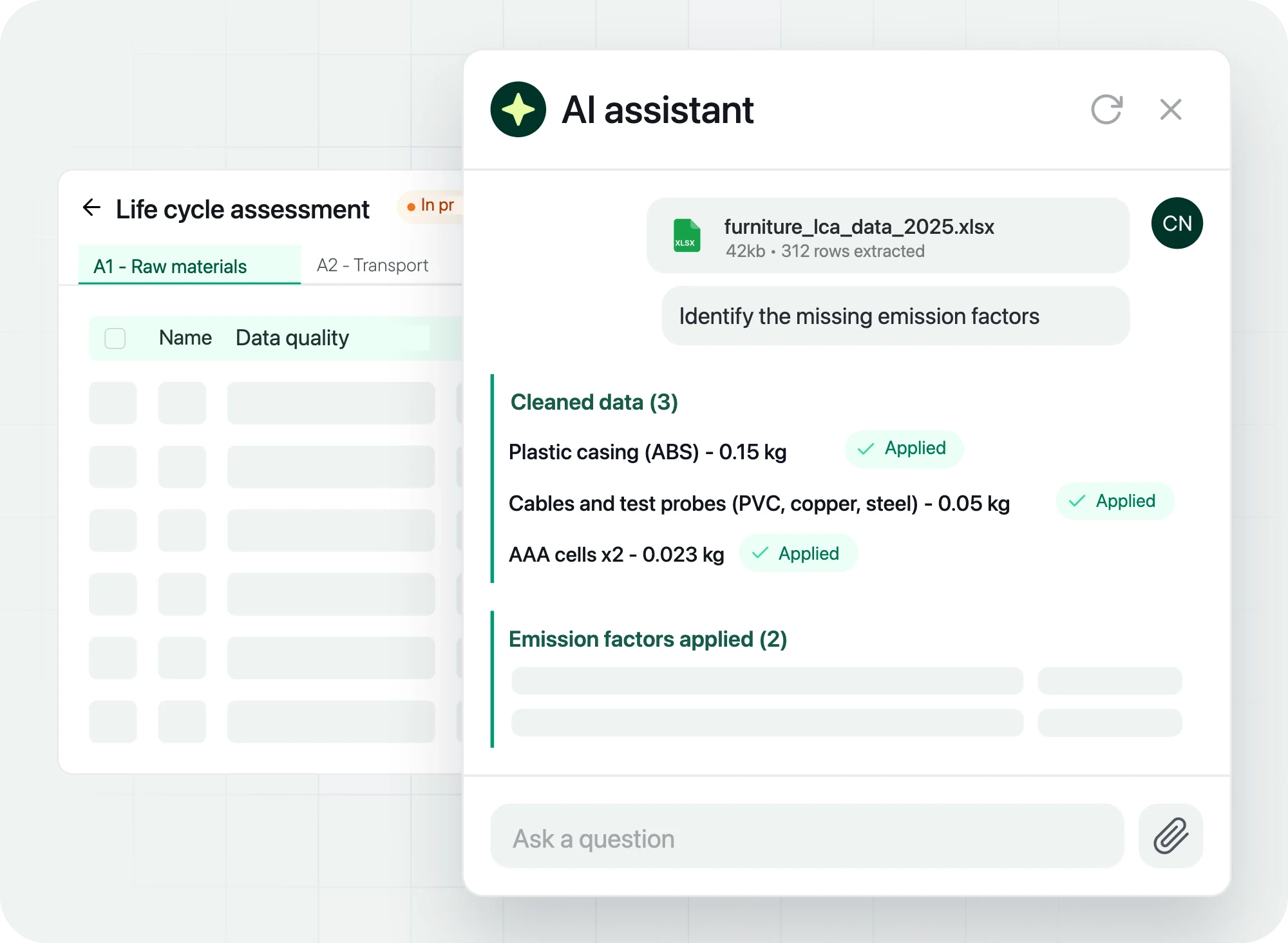 Import and structure your data in a few clicks
